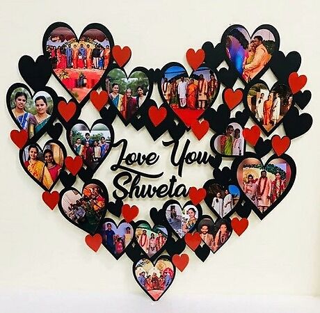 Valentines Day Gift for Girlfriend Boyfriend Couple Photo Frame Customise  Message Valentine's Day Lover Gift | Lazada