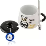 ceramic-panda-coffee-mug-with-lid-spoon-and-keychain-1-piece-original-imag8yngh7r4chgu