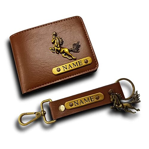 Personalized Gift For Him - Wallet Combo With Pen And Keychain