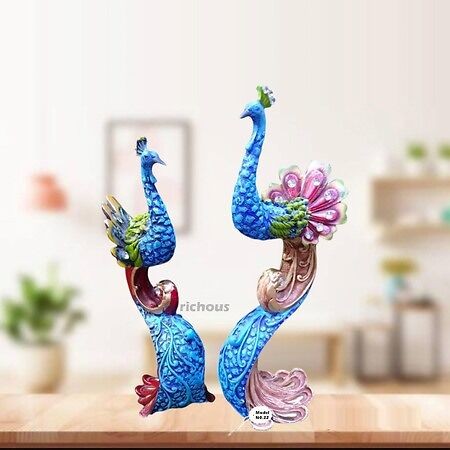 Beautiful Peacock Showpiece For Home Office Decoration & Gift Item