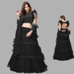 black gown on richous