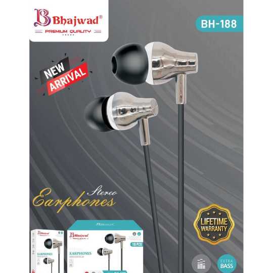 Bhajwad BH 188 Premium Stereo Earphones