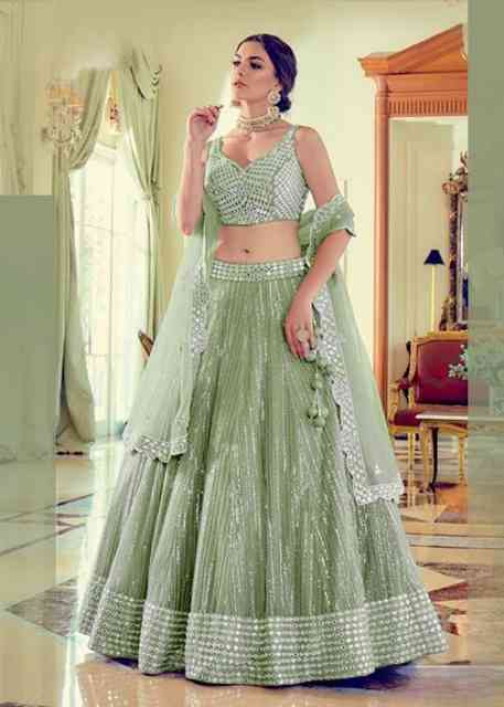 Buy online Embroidered Semi-stitched Lehenga Choli With Dupatta from ethnic  wear for Women by Warthy Ent for ₹3089 at 67% off | 2024 Limeroad.com