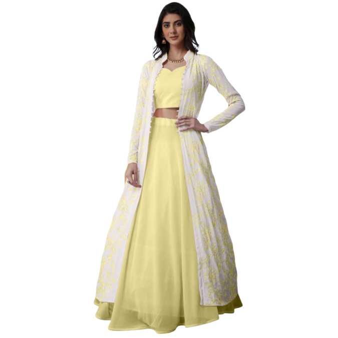 Buy yellow Lehenga Choli Sets for Women by AARRAH Online | Ajio.com