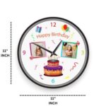 happy birthday photo clock
