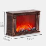 LED fireplace - Size